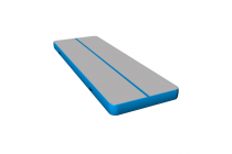 Air Track Mat Gray Surface Light Blue Side Kids Gym Equipment for Home Kameymall 