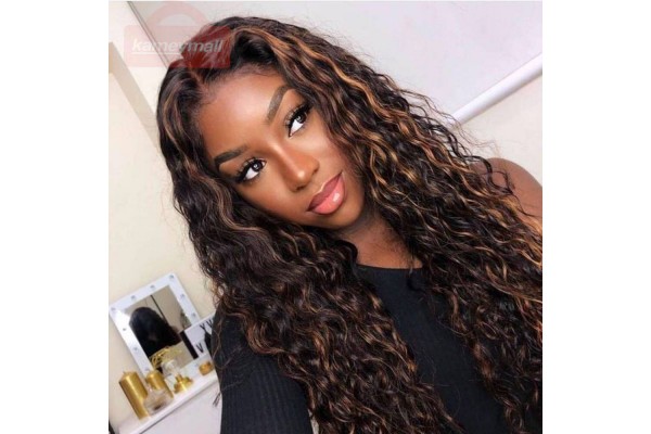 Wigs For Women Extensions For Fine Hair Highlight Water Wave Hair Wigs Kameymall
