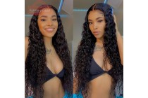 Lace Wigs Best Cheap Hair Extensions 13×6 Water Wave Virgin Human Wig Hot Sale 