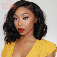 Curly Wigs Extensions For Curly Hair Short Wavy Lace Front Wigs Bob Kameymall