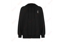 Women's Age Reduction Premium Hoodies Solid Color Full Zip Hoodie Kameymall