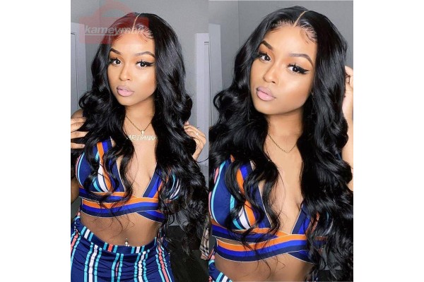 Hair Wig Extension For Fine Hair 13×6 Lace Front Wig Body Wave Virgin 180% Density