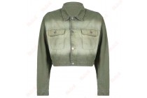 Short Fashion Youth Long Sleeved Ladies Jacket Trendy Jean Jackets Kameymall