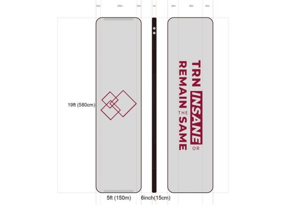 Gymnastics Air Track 19 Foot Air Tracks Gym Security Mat Air Track Special Size or Custom