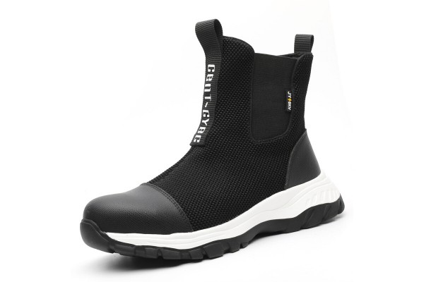 Non Slip Safety Shoes Lightweight Safety Boots Black Versatile Shoes Kameymall