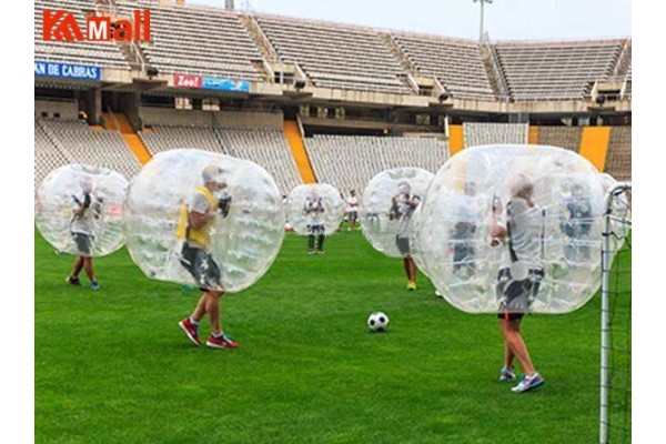 Zorbing London Bubble Soccer Balls You Can Get Inside for Grass Game Kameymall 
