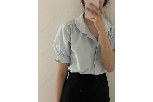 Casual Women Blouses Elegant Spring V Neck Loos Fashion Long Sleeves Shirts Kameymall