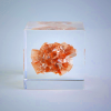 Sola Cube - Aragonite Crystal Display