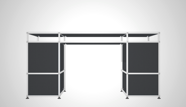 MOD Judd Desk - Minimalist Modular Office Desk Inspired by Donald Judd