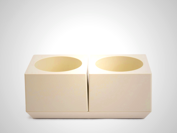 Marutomi Pair Cubic Plant Pot - Modern Japanese Design