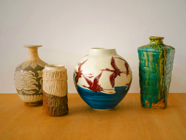 Vintage Ikebana Vases for Traditional Japanese Floral Art