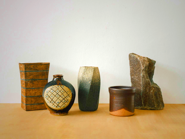 Vintage Ikebana Vases - Japanese Floral Art Containers