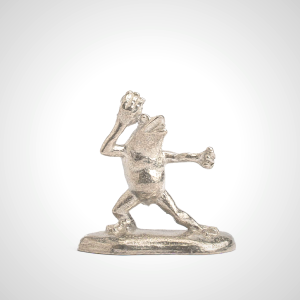 Japanese Tin Incense Holder - Frog Design by Masataka Sumitani