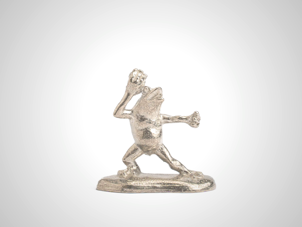 Japanese Tin Incense Holder - Frog Design by Masataka Sumitani