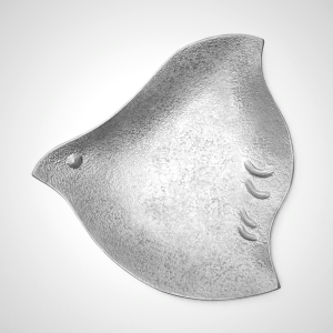 Mamezara Chidori - Traditional Japanese Tin Serving Dish