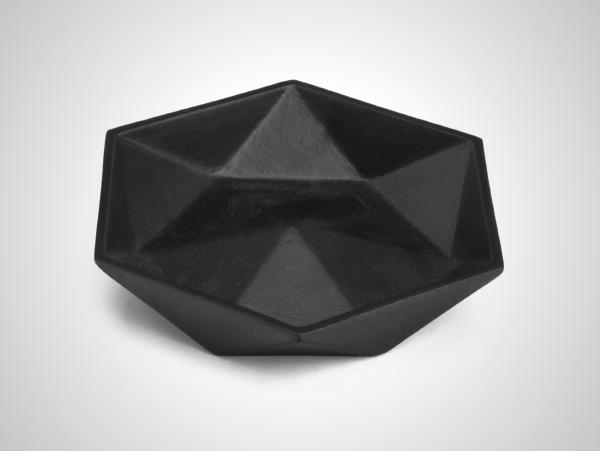 Nambu Tekki Hexagonal Tray - Cast Iron Serving Tray