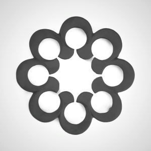 Nambu Tekki Trivet - Marronnier by Tadahiro Baba | Japanese Cast Iron