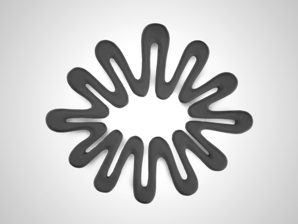 Nambu Tekki Trivet - Michi by Tadahiro Baba | Japanese Cast Iron Trivet