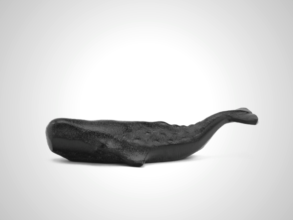 Nambu Tekki Whale Paperweight - Cast Iron Desk Accessory