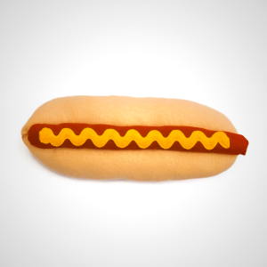 Yuki & Daughters NYC Hotdog with Mustard - Inedible Art Sausage