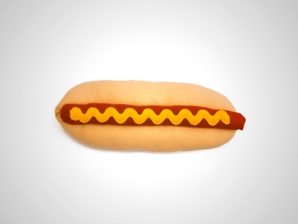 Yuki & Daughters NYC Hotdog with Mustard - Inedible Art Sausage