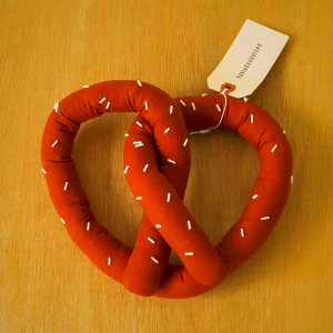 Yuki & Daughters Pretzel Sculpture | Handmade Japanese Art Toy