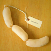 Yuki & Daughters White Sausage - Handmade Inedible Decor