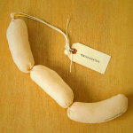 Yuki & Daughters White Sausage - Handmade Inedible Decor