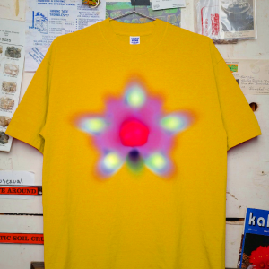 Bee Attractor T-Shirt in Canary - Eco-Friendly Design