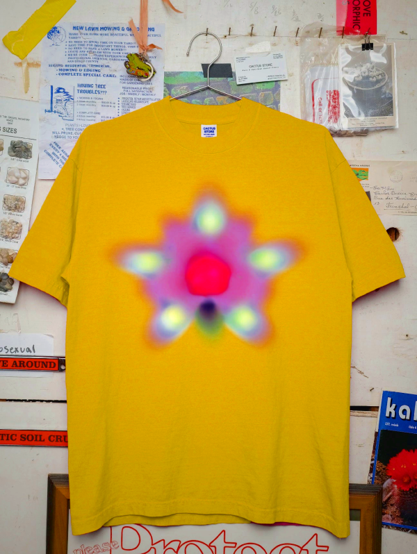 Bee Attractor T-Shirt in Canary - Eco-Friendly Design