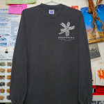 Geoponika Atami Garden Long Sleeve T-Shirt Washed Black