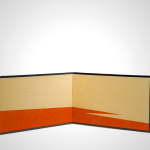 Furosaki Folding Screen with Gold Leaf - Japanese Tea Ceremony Decor