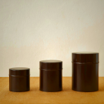 Kato Tin Cans Mahogany - Airtight Tea & Coffee Storage