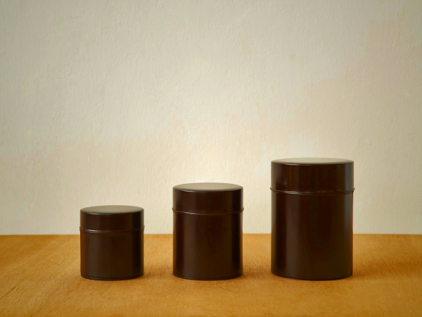 Kato Tin Cans Mahogany - Airtight Tea & Coffee Storage