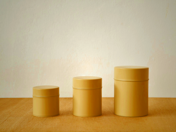 Kato Tin Cans - Taupe | Airtight Storage for Tea, Coffee & Snacks