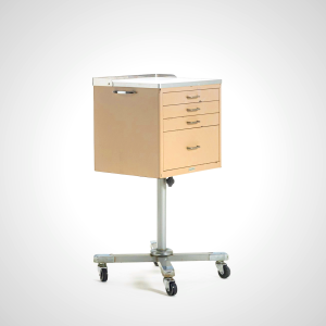 Miyashita Steel Cabinet with Casters - Adjustable Height Storage