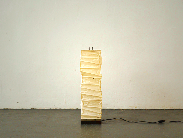 Fores SL-76 Japanese Washi Paper Lantern with Warm LED Light