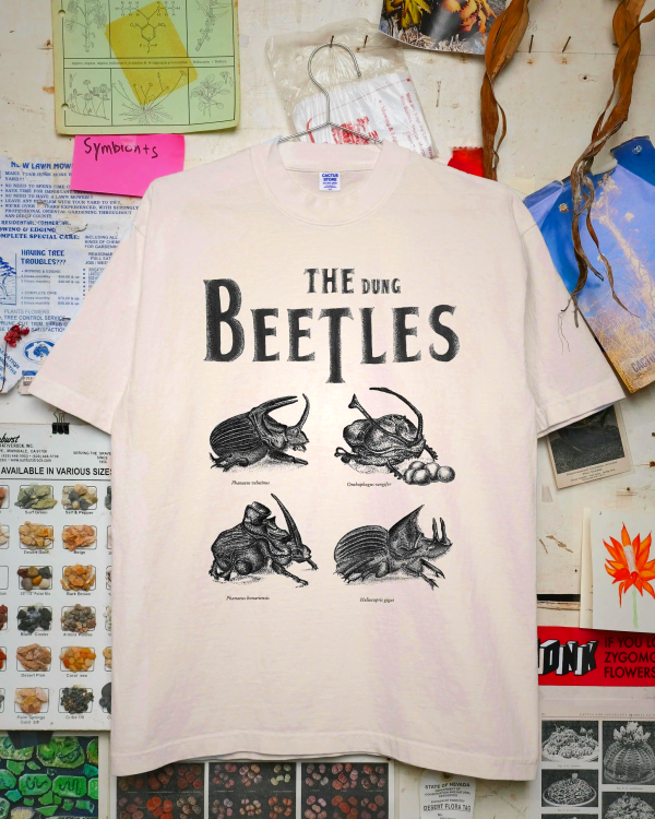 The Dung Beetles T-Shirt - Cream